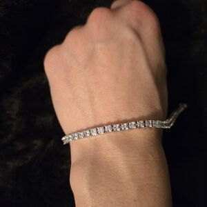 Black FRIDAY. CHRISTMAS... Elegant Sapphire  Tennis Bracelet